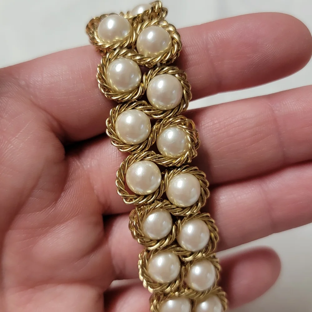 Vintage faux pearl